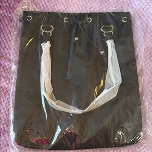 *NEW* Mary Kay Branded Black Tote Bag with Silver Accents